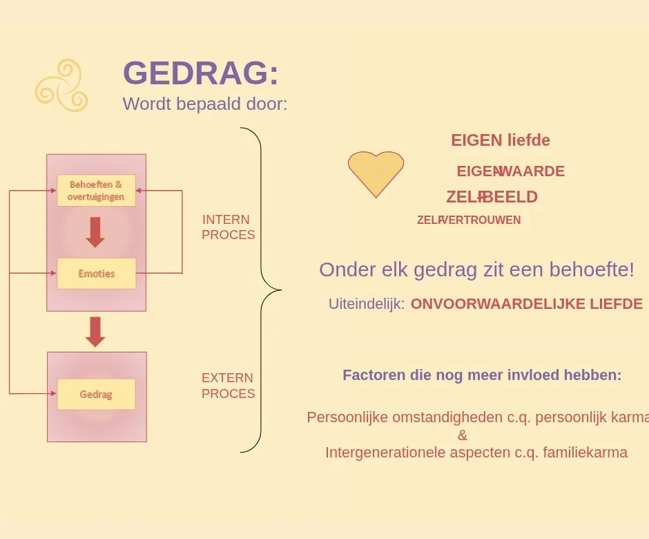 Je bent niet je gedrag. Onder ieder gedrag zit een behoefte!